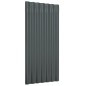 Pannelli Tetto 36pz Acciaio Verniciato Polvere 80x36 Antracite Pannelli Tetto 36pz Acciaio Verniciato Polvere 80x36 Antracite