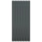 Pannelli Tetto 36pz Acciaio Verniciato Polvere 80x36 Antracite Pannelli Tetto 36pz Acciaio Verniciato Polvere 80x36 Antracite