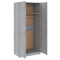 vidaXL Armadio Grigio Sonoma 80x52x180 cm in Legno Multistrato vidaXL Armadio Grigio Sonoma 80x52x180 cm in Legno Multistrato
