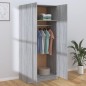 vidaXL Armadio Grigio Sonoma 80x52x180 cm in Legno Multistrato vidaXL Armadio Grigio Sonoma 80x52x180 cm in Legno Multistrato