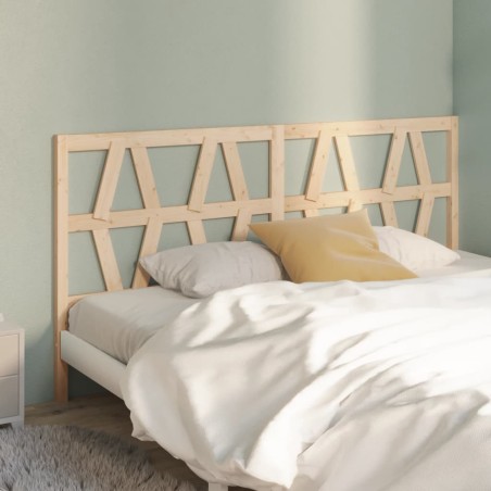Testiera per Letto 186x4x100 cm in Legno Massello di Pino