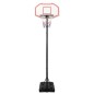 vidaXL Supporto per Pallacanestro Bianco 282-352 cm Polietilene