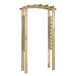 Arco a Traliccio 110x60x210 cm in Pino Massello Impregnato Arco a Traliccio 110x60x210 cm in Pino Massello Impregnato
