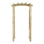 Arco a Traliccio 110x60x210 cm in Pino Massello Impregnato Arco a Traliccio 110x60x210 cm in Pino Massello Impregnato