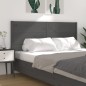 Testiera per Letto Grigia 126x4x100cm in Legno Massello di Pino Testiera per Letto Grigia 126x4x100cm in Legno Massello di Pino