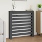 Copertura Termosifone Grigia 79,5x19x84 cm Legno Massello Pino Copertura Termosifone Grigia 79,5x19x84 cm Legno Massello Pino