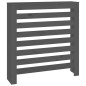 Copertura Termosifone Grigia 79,5x19x84 cm Legno Massello Pino Copertura Termosifone Grigia 79,5x19x84 cm Legno Massello Pino