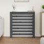 Copertura Termosifone Grigia 79,5x19x84 cm Legno Massello Pino Copertura Termosifone Grigia 79,5x19x84 cm Legno Massello Pino