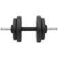Set Bilanciere e Manubri con Dischi 90 kg Set Bilanciere e Manubri con Dischi 90 kg