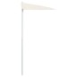 Ombrellone Semicircolare da Giardino con Palo 180x90 cm Sabbia Ombrellone Semicircolare da Giardino con Palo 180x90 cm Sabbia