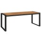 vidaXL Set da Pranzo per Giardino 9 pcs Beige 200 x 80 x 75 cm vidaXL Set da Pranzo per Giardino 9 pcs Beige 200 x 80 x 75 cm