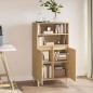 Credenza Rovere Sonoma 60x36x110 cm in Legno Multistrato Credenza Rovere Sonoma 60x36x110 cm in Legno Multistrato