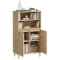 Credenza Rovere Sonoma 60x36x110 cm in Legno Multistrato Credenza Rovere Sonoma 60x36x110 cm in Legno Multistrato