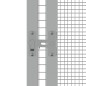 Gabbia per Uccelli Grigia 111x107x211,5 cm Acciaio Zincato