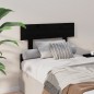 Testiera per Letto Nera 78,5x3x81 cm in Legno Massello di Pino Testiera per Letto Nera 78,5x3x81 cm in Legno Massello di Pino