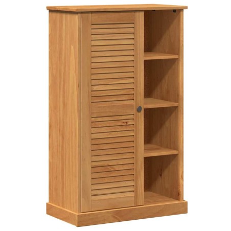 vidaXL Mobile da Bagno marrone ambrato 67.5 x 34 x 110 cm