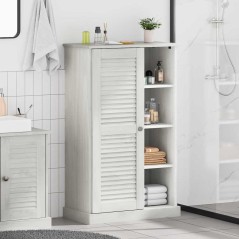 vidaXL Mobile da Bagno con archiviazione Bianco 67.5 x 34 x 110 cm
