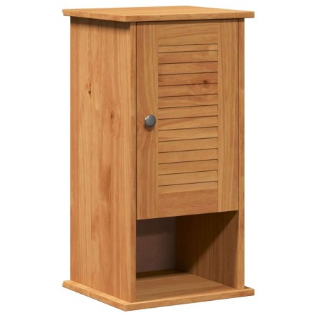 vidaXL Mobiletto da Bagno a Muro marrone ambrato 37 x 34 x 71.5 cm