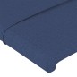 Testiera ad Orecchio Blu 103x16x118/128 cm in Tessuto Testiera ad Orecchio Blu 103x16x118/128 cm in Tessuto