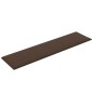 Pannelli Murali 12 pz Marrone 60x15 cm Tessuto 1,08 m² Pannelli Murali 12 pz Marrone 60x15 cm Tessuto 1,08 m²