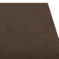 Pannelli Murali 12 pz Marrone 60x15 cm Tessuto 1,08 m² Pannelli Murali 12 pz Marrone 60x15 cm Tessuto 1,08 m²