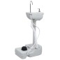 Set Toilette Portatile Campeggio Supporto Lavamani Tanica Acqua Set Toilette Portatile Campeggio Supporto Lavamani Tanica Acqua