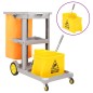 Carrello per Pulizie con Secchio Mocio in Polipropilene Carrello per Pulizie con Secchio Mocio in Polipropilene