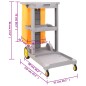 Carrello per Pulizie con Secchio Mocio in Polipropilene Carrello per Pulizie con Secchio Mocio in Polipropilene