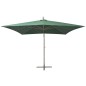 Ombrellone Pensile 300x300 cm Verde Palo in Alluminio Ombrellone Pensile 300x300 cm Verde Palo in Alluminio