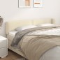Testiera ad Orecchio Crema 203x23x78/88 cm in Similpelle Testiera ad Orecchio Crema 203x23x78/88 cm in Similpelle