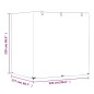 Copri Panca Dondolo 2pz 12 Occhielli 220x177x220 cm Polietilene Copri Panca Dondolo 2pz 12 Occhielli 220x177x220 cm Polietilene