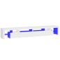 vidaXL Mobile Porta TV con Luci LED Bianco 260x36,5x40 cm vidaXL Mobile Porta TV con Luci LED Bianco 260x36,5x40 cm
