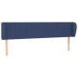 Testiera ad Orecchio Blu 183x23x78/88 cm in Tessuto Testiera ad Orecchio Blu 183x23x78/88 cm in Tessuto