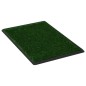 Toilette per Animali 2 pz con Erba Sintetica Verde 76x51x3cm WC Toilette per Animali 2 pz con Erba Sintetica Verde 76x51x3cm WC