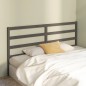 Testiera per Letto Grigia 206x4x100cm in Legno Massello di Pino Testiera per Letto Grigia 206x4x100cm in Legno Massello di Pino
