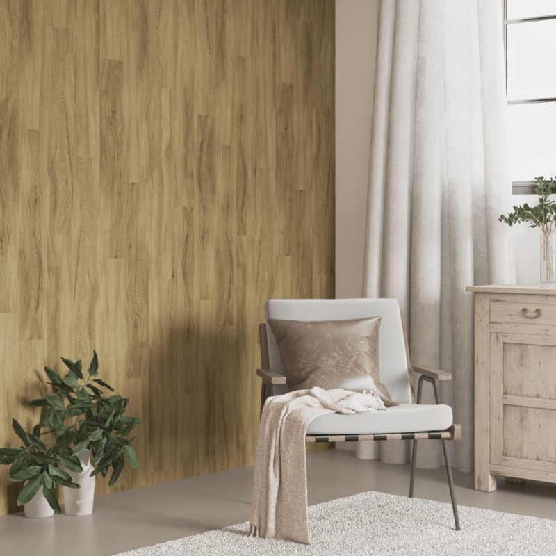Pannelli da Parete Effetto Legno Marrone PVC 4,12 m² Pannelli da Parete Effetto Legno Marrone PVC 4,12 m²