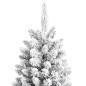 Albero di Natale Artificiale con Neve Floccata 180 cm PVC e PE Albero di Natale Artificiale con Neve Floccata 180 cm PVC e PE