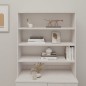 Piano Credenza HAMAR Bianco 90x30x100 cm Legno Massello di Pino Piano Credenza HAMAR Bianco 90x30x100 cm Legno Massello di Pino