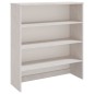 Piano Credenza HAMAR Bianco 90x30x100 cm Legno Massello di Pino Piano Credenza HAMAR Bianco 90x30x100 cm Legno Massello di Pino