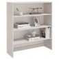 Piano Credenza HAMAR Bianco 90x30x100 cm Legno Massello di Pino Piano Credenza HAMAR Bianco 90x30x100 cm Legno Massello di Pino