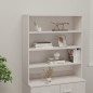 Piano Credenza HAMAR Bianco 90x30x100 cm Legno Massello di Pino Piano Credenza HAMAR Bianco 90x30x100 cm Legno Massello di Pino