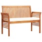 vidaXL Panca da Giardino a 2 Posti 120 cm in Legno Massello di Acacia vidaXL Panca da Giardino a 2 Posti 120 cm in Legno Massello di Acacia