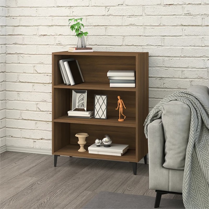 Credenza Rovere Marrone 69,5x32,5x90 cm in Legno Multistrato Credenza Rovere Marrone 69,5x32,5x90 cm in Legno Multistrato