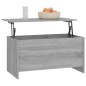 Tavolino Grigio Sonoma 102x55,5x52,5 cm in Legno Multistrato Tavolino Grigio Sonoma 102x55,5x52,5 cm in Legno Multistrato