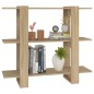 Libreria/Divisorio Rovere Sonoma 100x30x87 cm Libreria/Divisorio Rovere Sonoma 100x30x87 cm