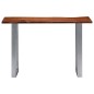 Tavolo Consolle 115x35x76 cm Legno Massello d'Acacia e Ferro Tavolo Consolle 115x35x76 cm Legno Massello d'Acacia e Ferro