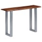 Tavolo Consolle 115x35x76 cm Legno Massello d'Acacia e Ferro Tavolo Consolle 115x35x76 cm Legno Massello d'Acacia e Ferro