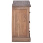 Credenza 90x30x58 cm in Legno Massello di Teak Credenza 90x30x58 cm in Legno Massello di Teak