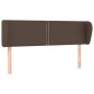 Testiera ad Orecchio marrone 147x23x78/88 cm in Similpelle Testiera ad Orecchio marrone 147x23x78/88 cm in Similpelle