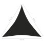 Vela Parasole 160 g/m² Nera 4,5x4,5x4,5 m in HDPE Vela Parasole 160 g/m² Nera 4,5x4,5x4,5 m in HDPE